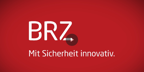 Screen zeigt das BRZ Logo
